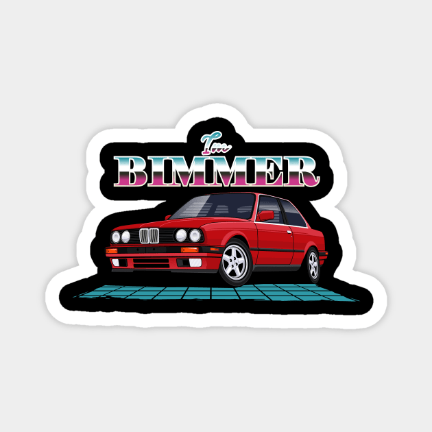 Bimmer e30 Classic Magnet by masjestudio