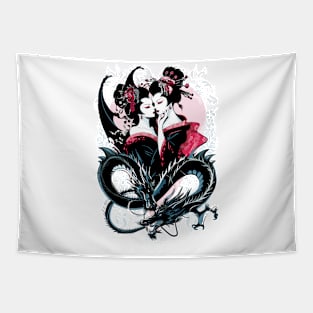 Seductive geisha 7401 Tapestry