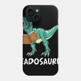 Readosaurus T-shirt Reading Dinosaur Phone Case