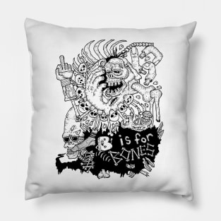 B is for Bones Pillow