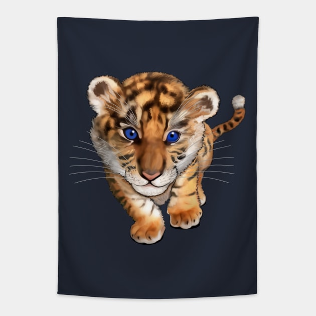 Little tiger /The Year of the tiger 2022 / No text Tapestry by SafSafStore