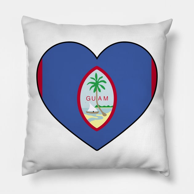 Heart - Guam Pillow by Tridaak