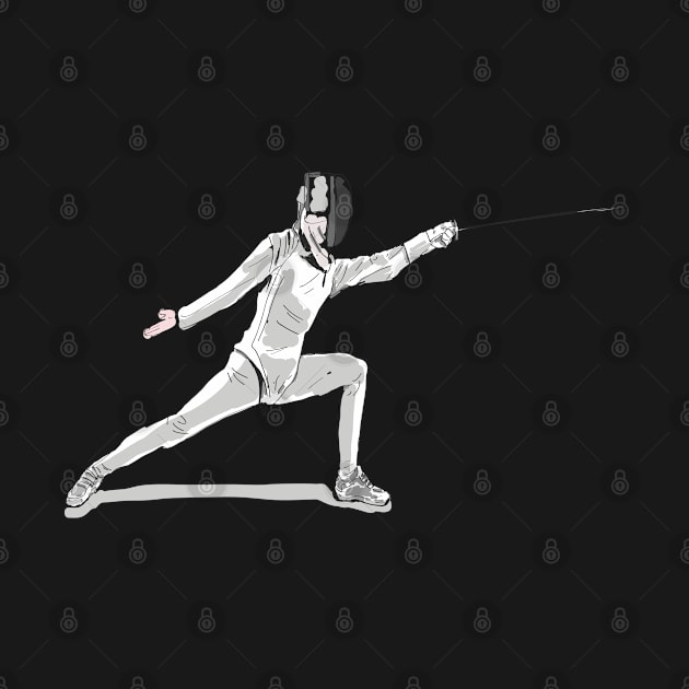 Tokyo 2020 Olympic Fencing gifts by Vine Time T shirts