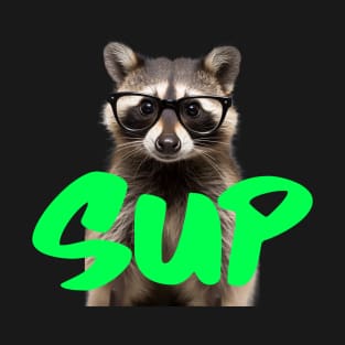 "Sup" Raccoon T-Shirt
