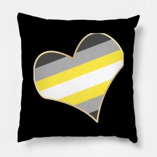 I <3 Demigender Pillow