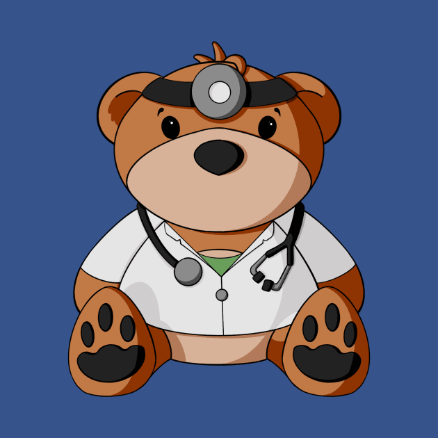 Doctor Teddy Bear by Alisha Ober Designs