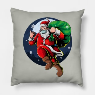 Masked Santa Pillow