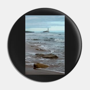 St marys lighthouse whitley bay from the beach Pin