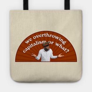 Overthrow Capitalism - Leftist Meme - Revolution Tote