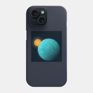 A blue exoplanet Phone Case