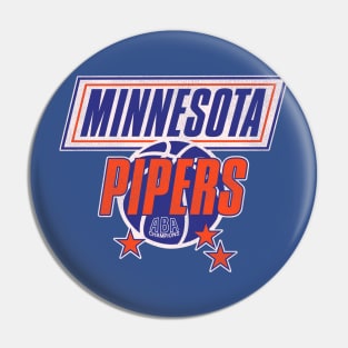 Defunct Minnesota Pipers Basketball Team Pin