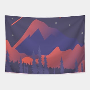 Night-Mountain v2 Tapestry