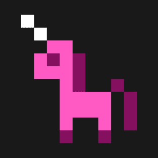 Pink Pixel Unicorn T-Shirt