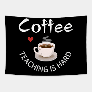 school's out, coffee; teaching is hard! graduation gift, teacher gift, student gift, Tapestry