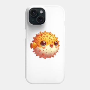 Cute Puffer Fish Phone Case