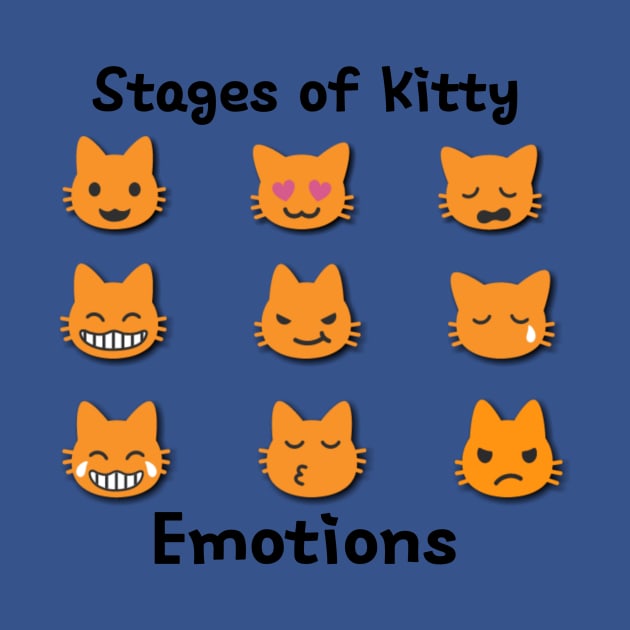 Stages of Kitty Emotions by AlondraHanley