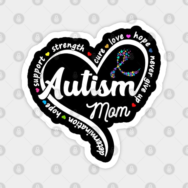 Autism Awareness Cute Autism Mom Magnet by mohazain