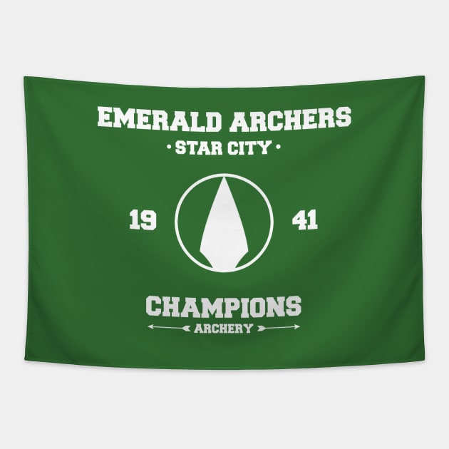 Emerald Archers Tapestry by FangirlFuel