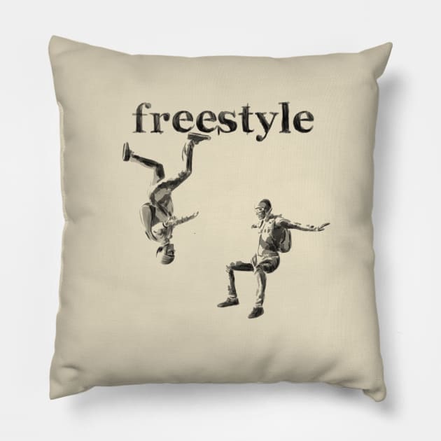 Freestyle skydiving Pillow by sibosssr