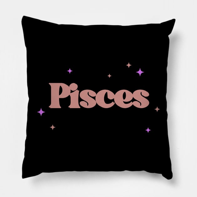 Pisces Pillow by Bukkake Shirt Labs