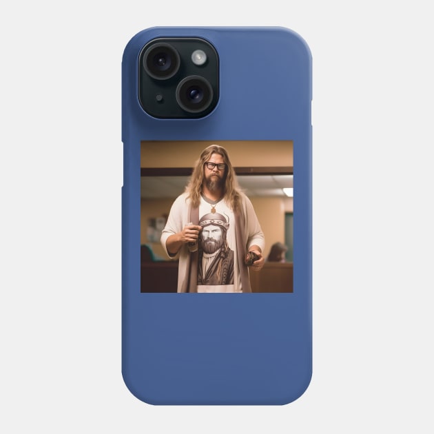 Fat Thor Dude Phone Case by Grassroots Green