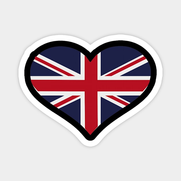 UK flag Magnet by Designzz