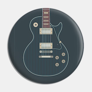 Dark Rock Guitar Pin