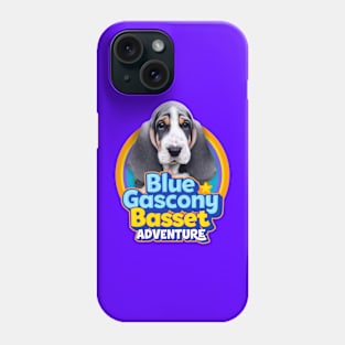 Blue Gascony Basset Phone Case