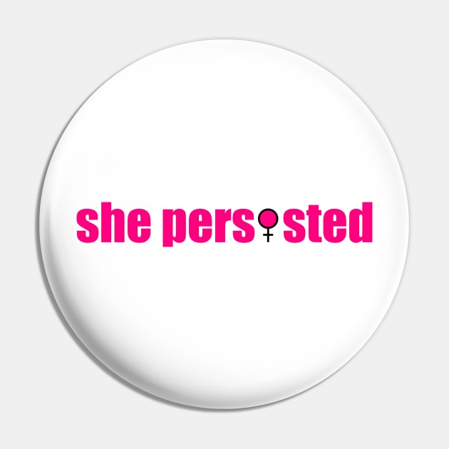 She Persisted Pin by NYNY