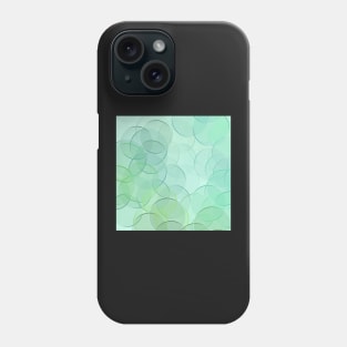 Green Circle Pattern Phone Case