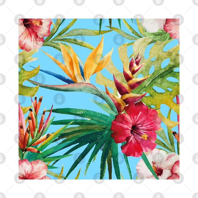 Tropical floral pattern by GreekTavern