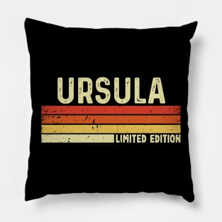 Ursula Name Vintage Retro Limited Edition Gift Pillow