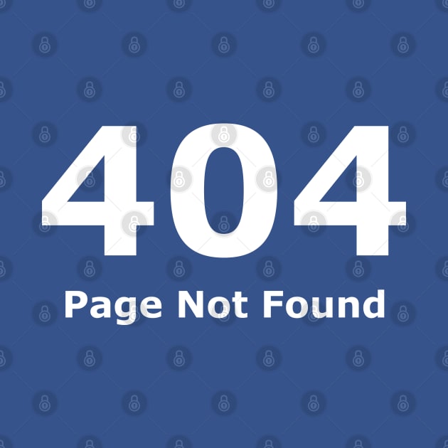 Erorr 404 Page Not Found by Prossori