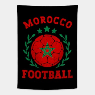 Morocco Football Ball Tapestry