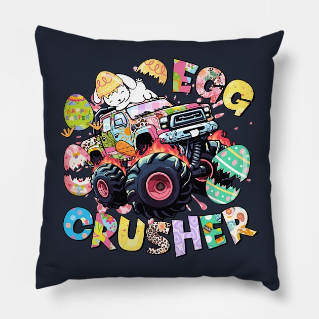 Easter Shirt for Kids Pillow by SVGBistro