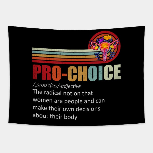 Pro Choice Definition Feminist Women's Rights My Body Choice Tapestry by Stacy Peters Art