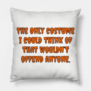 Non Offensive Halloween Costume Pillow