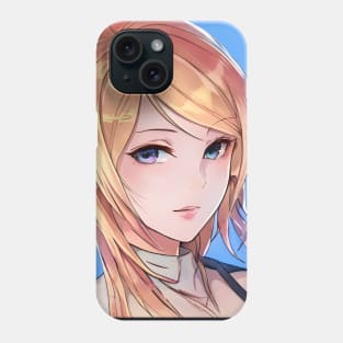 Brown Hair Anime Girl Phone Case