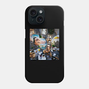 SURREALIST HOMAGE ORIGINAL DIGITAL GENERATED ART Phone Case