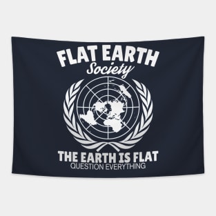 Flat Earth Society Tapestry