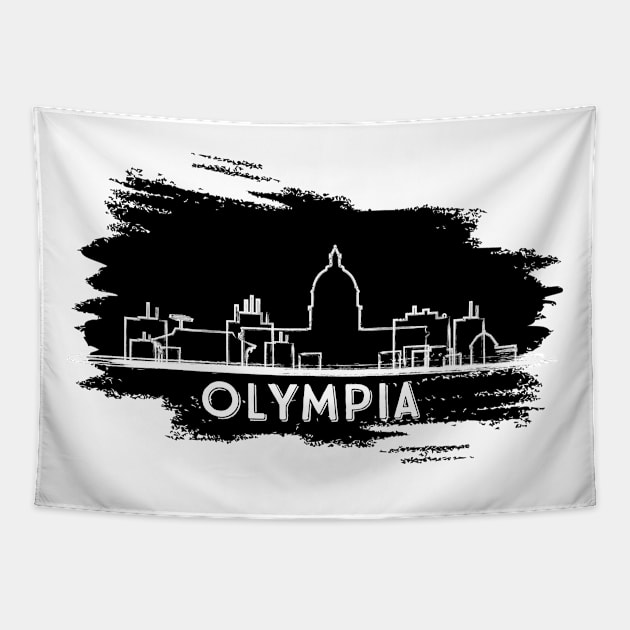 Olympia travel gifts Tapestry by SerenityByAlex