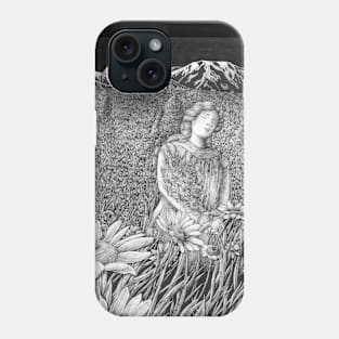 The Sun Rises and I Gather Blooms Phone Case