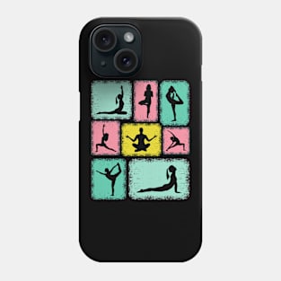 Namaste Chakra Meditation Poses In Yoga Phone Case