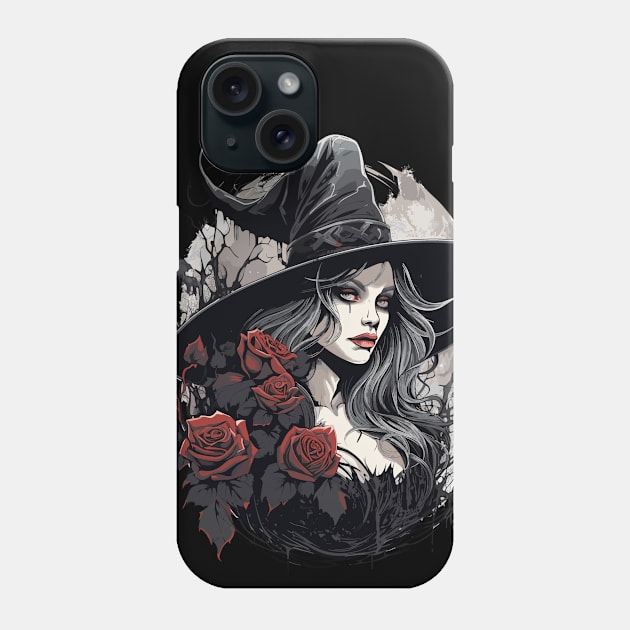 Beautiful Halloween Witch Phone Case by PaulJus