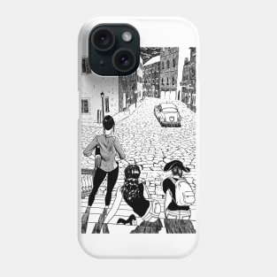 mediterranean street Phone Case