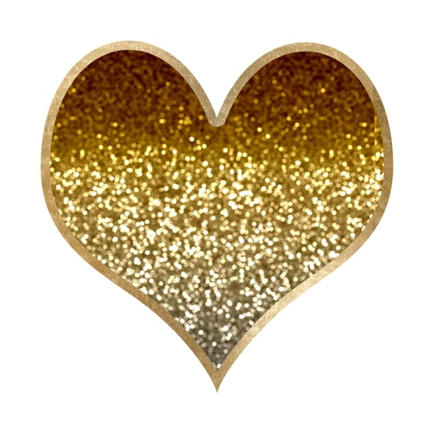 Heart - deep golden gradient by RoseAesthetic