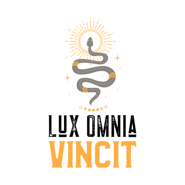 Light Always Wins, Lux Omnia Vincit - Self Help Design by Divine Crowns