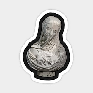 Veiled Lady Colorblock Statue Magnet