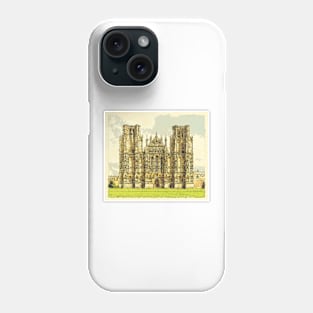 Wells Cathedral Watercolour Phone Case