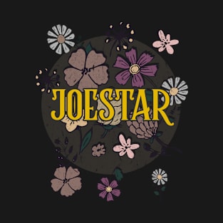 Aesthetic Proud Name Joestar Flowers Anime Retro Styles T-Shirt